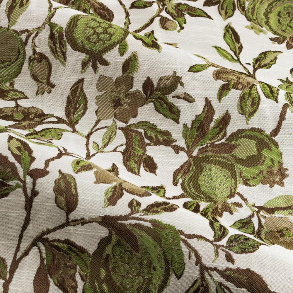 Wylder Jacquard Pomegranate Floral Pencil Pleat Curtains