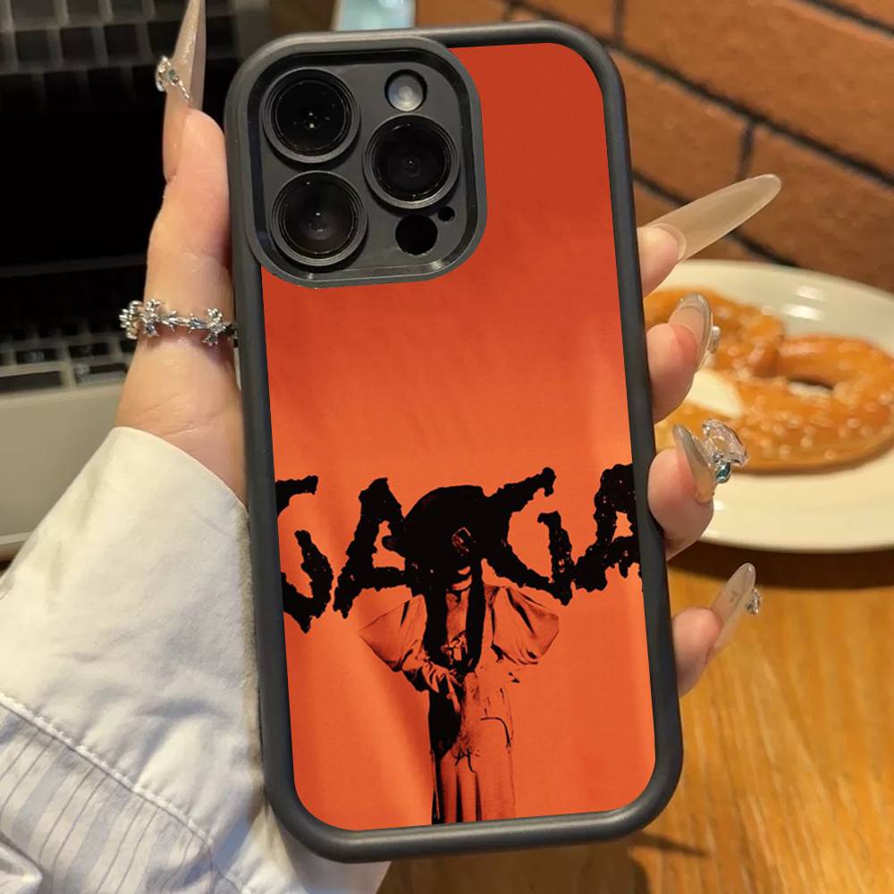 מארז סיליקון לטלפון Singer L-Lady Gaga Mayhem עבור iPhone 17 Air 17 16 15 14 13 12 11 Plus Pro Max כיסוי רך עמיד בפני זעזועים