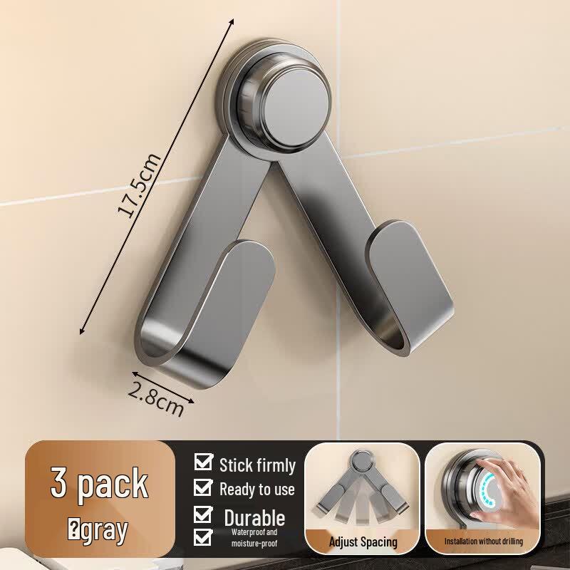 Qiwei Drill-Free Wall-Mounted Pot Lid & Cutting Board Holder