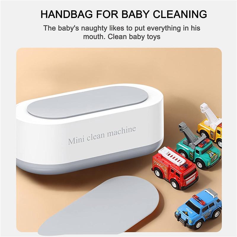 Kaasaskantav ehete puhastusmasin Ehtepuhastusvahend kõrgsagedusliku vibratsiooniga kodupuhastusvahend ehete, sõrmuse, kaelakeede, prillide, kellade puhastamiseks