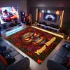 1PC Custom Name Day Dead Art Theme Floor Mat Ideal for Living Room, Game Rooms, Office, Bedroom,Floor Mat Playful Design