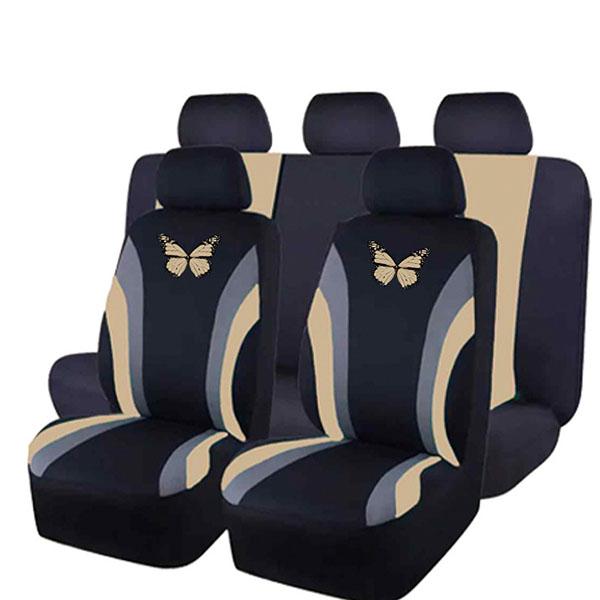 New Available Butterfly Car Seat Cover Full Set Universal Car Seat Protection Covers Car Interior Accessories