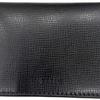 Bally Classic Womens Series Logo Print Leather Clutch Wallet Women Wallet Black 6219774