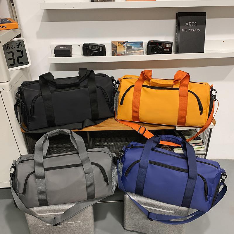 Sports Gym Bag Dry and Wet Separation Gym Special Bag One Shoulder Crossbody Bag Oxford Cloth Waterproof Travel Bag