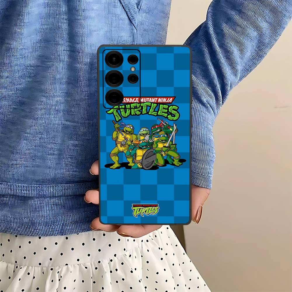 Animated N-Ninja T-Turtles TV Phone Case For Samsung S 24 Fe 25 Ultra Plus 20 Lite 21 30 22 23 24 22 Ultra 5G Fundas