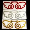 Car Styling Lovely 3D Angel Wings Sticker Vehicle Body Logo Decal Decoration