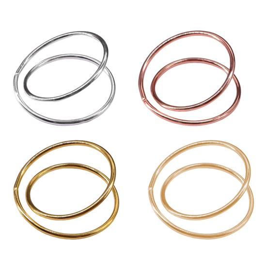 6/12Pcs Golden Napkin Rings Alloy Spiral Design Napkin Holders Buckles Family Dinner Wedding Party Table Decoration