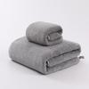 Coral Fleece Plain Color Bath Towel - Thick, Soft, and Highly Absorbent