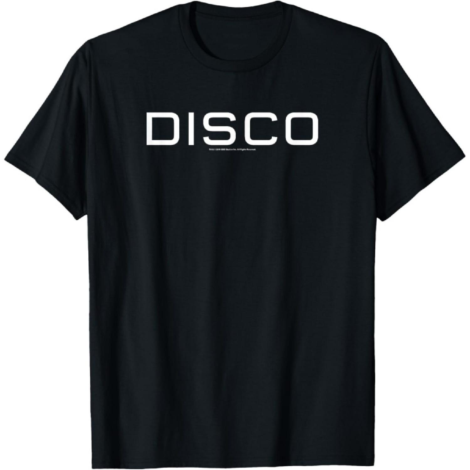 

Star Trek_ Discovery Disco Large White Font T-Shirt XXXXXL чорний