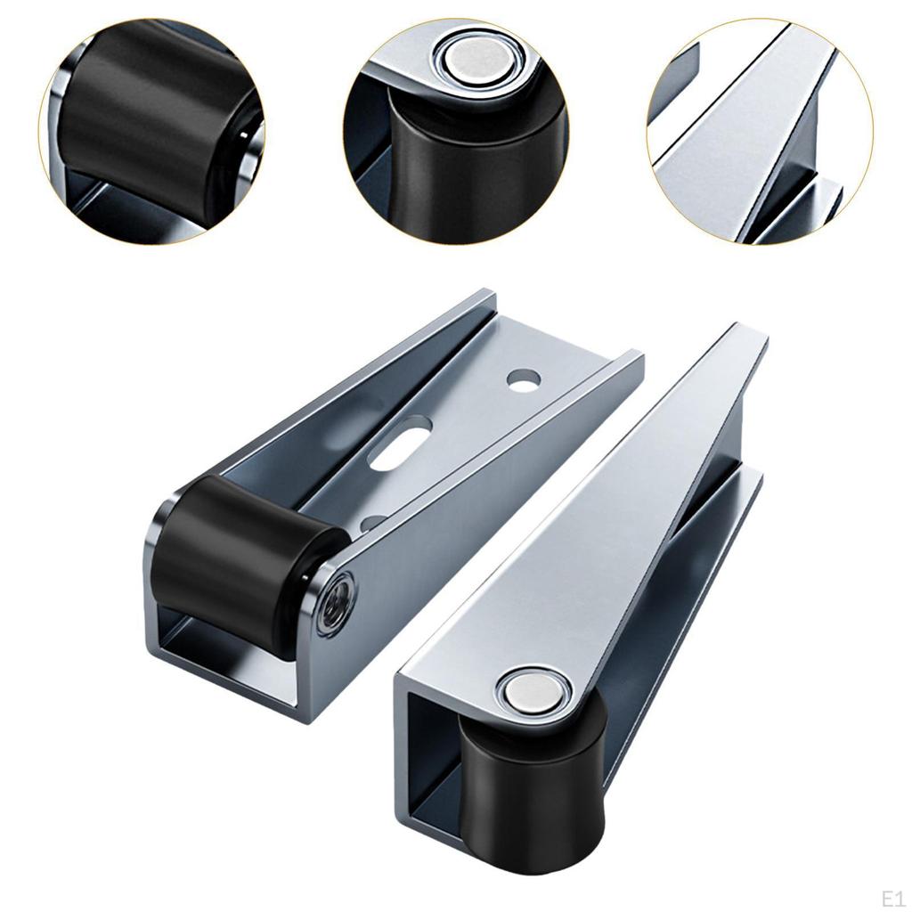 4 Heavy Duty Easy Install Silent Replacement Door Wheels for Cabinet, Wooden Door.