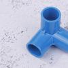 10Pcs Pvc Elbow 3 Way Pipe Fittings Pvc Garden Right Angle Tee Corner Joint Tent Feet Corner Center Connector