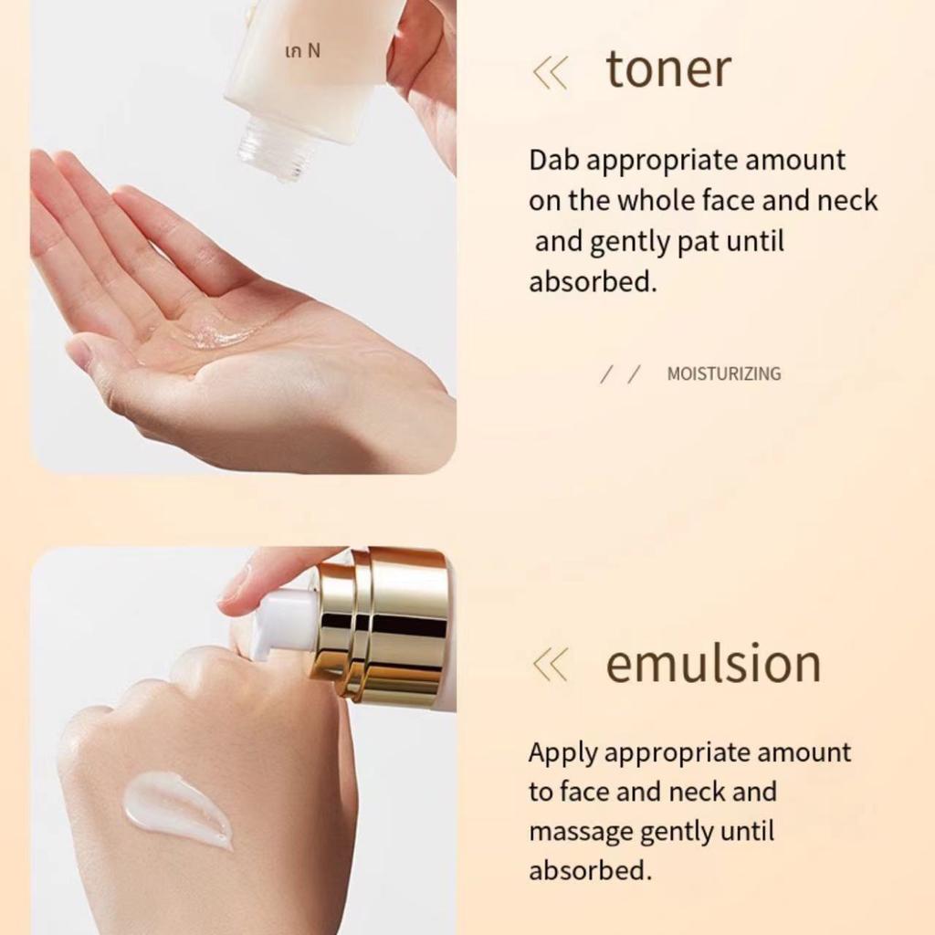 Water Milk Skin Care Set Hydrating Face Cream Repair Face Serum Moisturizing Facial Milk Shrink Pores Oil Control Face Moisturizer Skin Care Kit