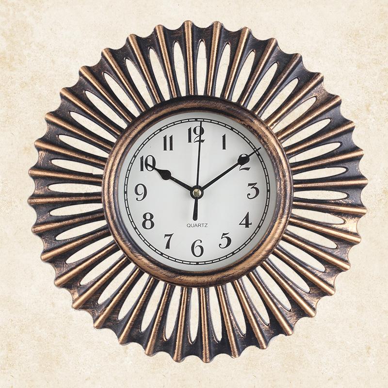 

Бесшумные настенные часы Креативные Модные Домашние Гостиная Трехмерная Форма Цветка Простые Настенные Часы 25CM [style] 1