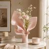 Nordic Style Flower Bouquet Vase 3D Printing Flower Display Container Desktop Ornament  Table