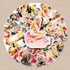 50 Sheets Cartoon Luggage & Gadget Stickers - Creative Graffiti for Scooters & Tablets