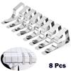 8 Pcs Stainless-Steel Table Cloth Clip Wedding Picnic Table Cover Clip Holder Round Tablecloth Stable Clips For Home Fixed Clip