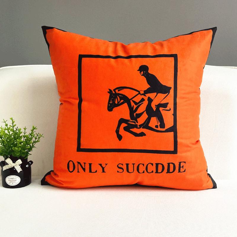 Home Nordic Throw Pillow Cover Sofa Cushion Cover Car Thickened Short Plush Cushion Cover No Pillowcase