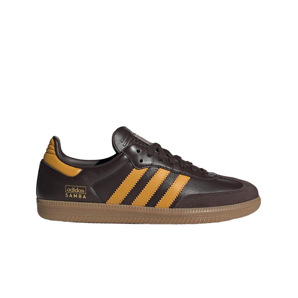 Adidas Samba Og Dark Brown Preloved Yellow