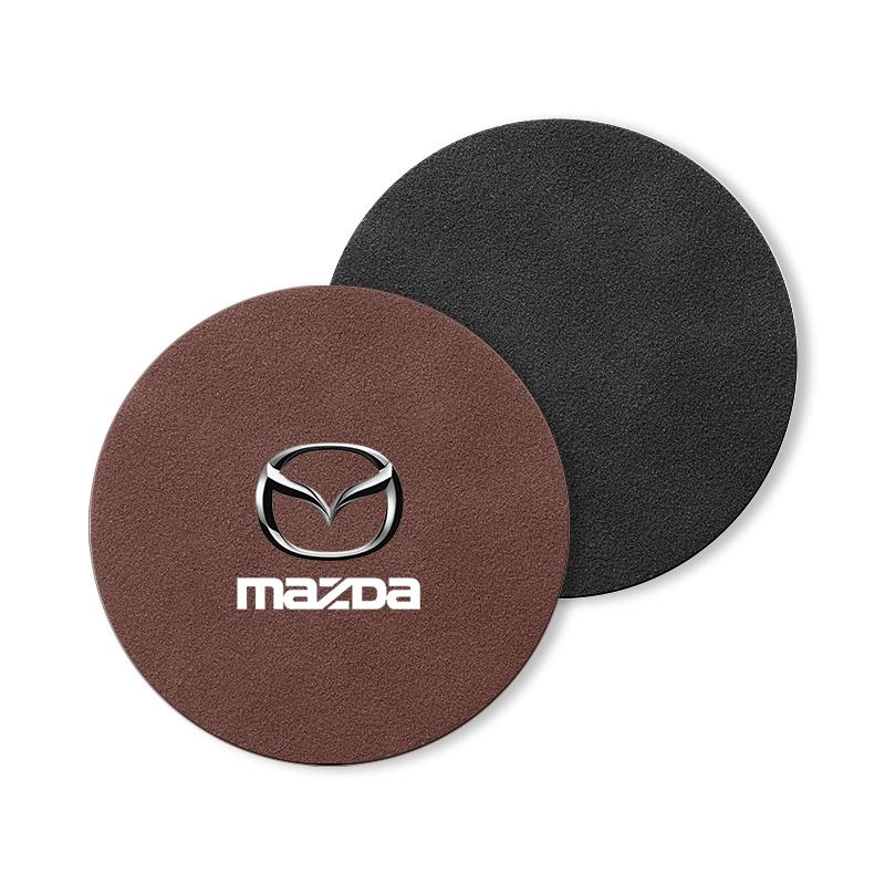 1/2 Stück Auto Anti-Rutsch-Einlage Becheruntersetzer Auto Zubehör Für Mazda 3 Alexa CX30 CX-4 CX5 CX-5 CX8 CX-8 CX-30 CX9 CX-9 Axela Demio Atenza MS GJI GH BK