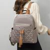 Dámský látkový batoh Oxford Látkový batoh Fashion Tassel Travel Backpack