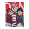 Cartoon Manga Dandadan Flannel Throw Blanket Turbo Granny Blanket for Bed Bedroom Ultra-Soft Bedding Throws