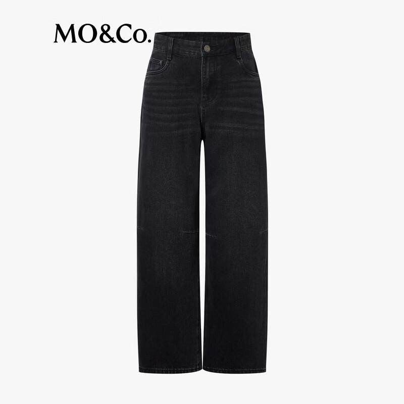 MO&Co. Women's Cropped Low-Waist Denim Jeans