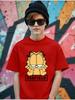 Nermal Garfield Short Sleeve T Shirt Children Summer Cute Crewneck Street Ages 3-14