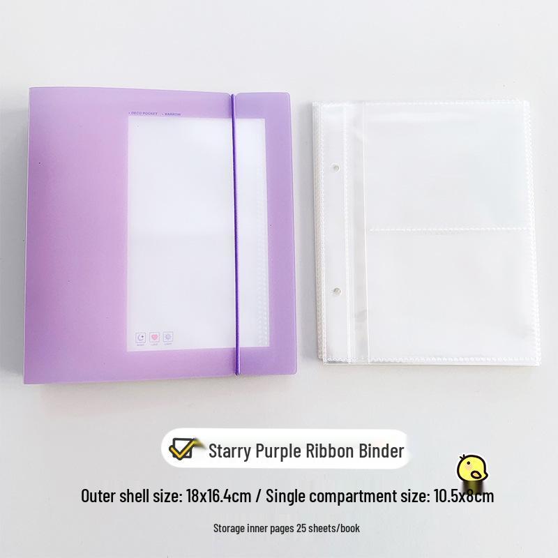 Korean Style Transparent Card Holder & Photo Album Binder