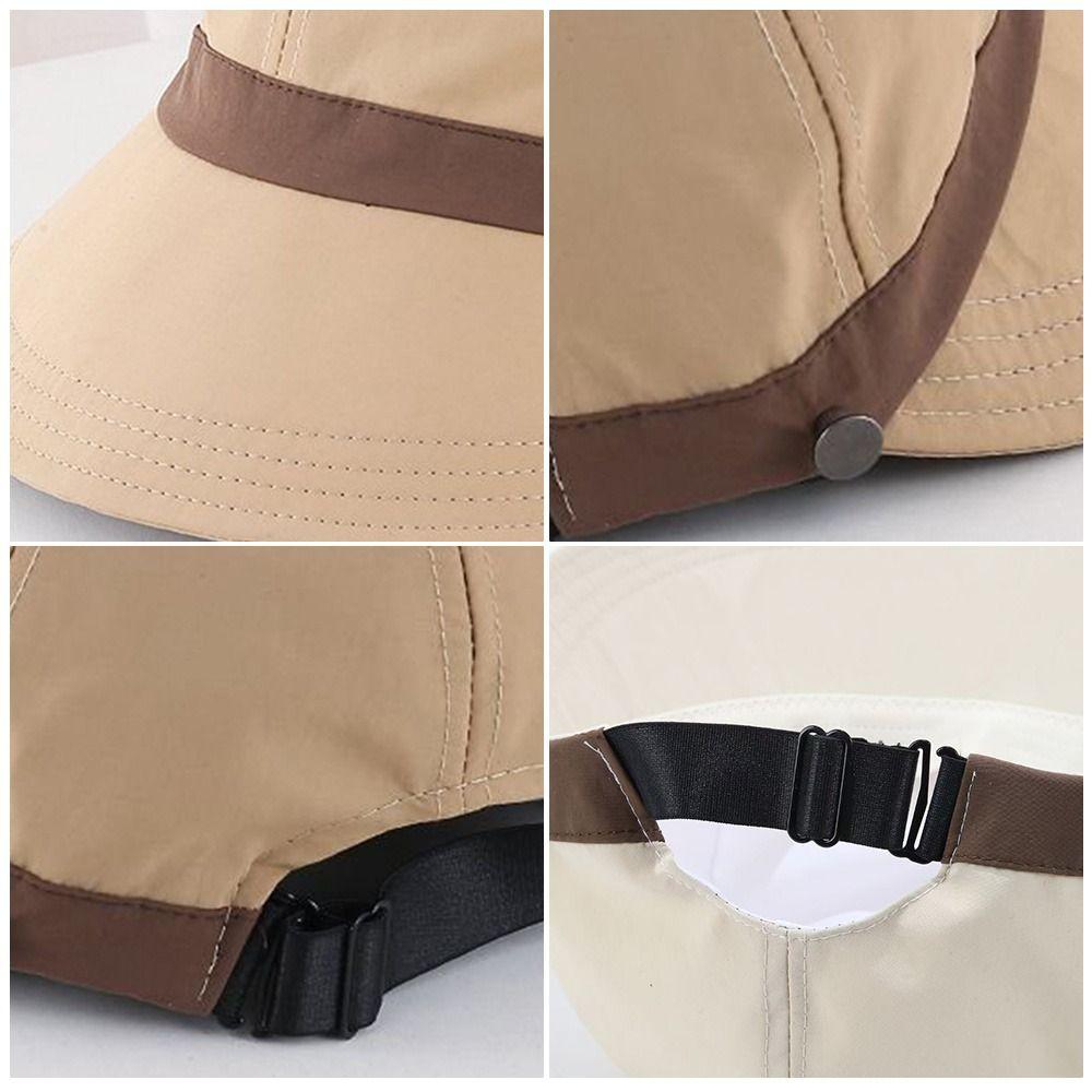 Color Matching Peaked Cap Wide Eaves Sun Hats Gifts Sunshade Fisherman Hat