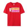 Tees Funny Dunkie Junkie Coffee Love Tops Shirts Summer Newest Slogan Short Sleeve 100 Cotton Round Neck Unisexs Tshirts Slogan
