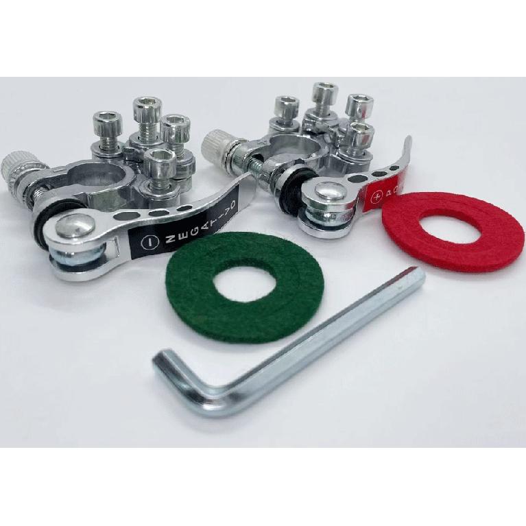 1 Pair Quick Release Battery Terminals Adapter Car Truck Caravan Workshop Tooling 12v Car Battery Connectors  Wire Cable