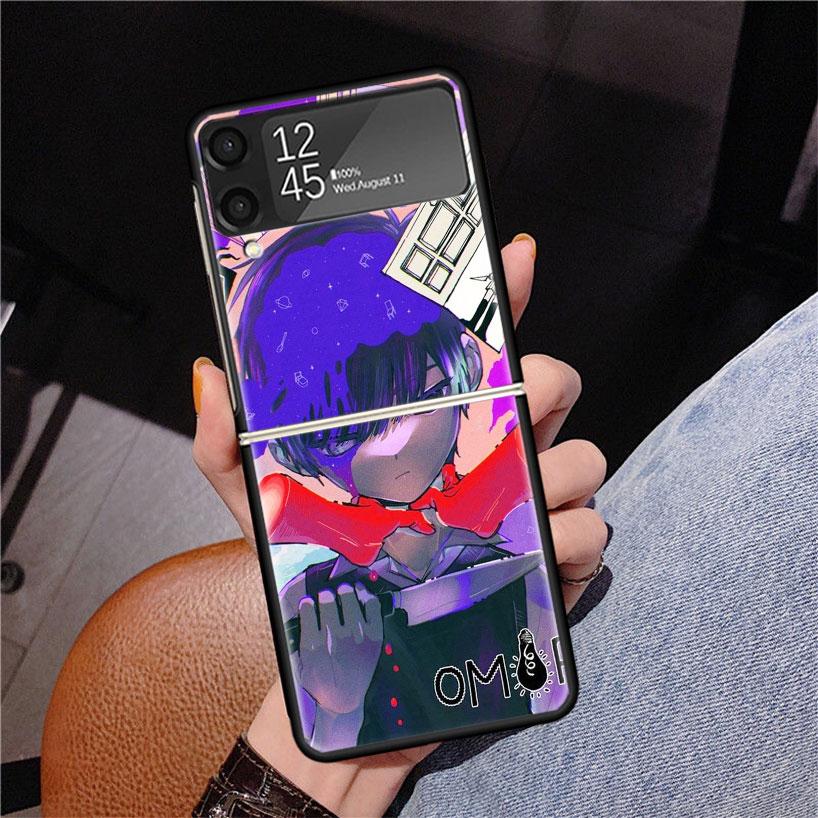 Game O-Omori Cartoon Phone Case For Samsung Z Flip 7 6 5 4 3 Galaxy ZFlip7 ZFlip6 ZFlip5 ZFlip4 ZFlip3 5G Print Cover