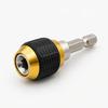 2 Pcs Quick Change Drill Bit Holder Extension 1/4" Hex Shank Quick Coupling Wear Resistant for Garage Auto Repair Jobs