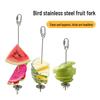 Stainless Steel Fruit & Vegetable Fork with Bird Clip