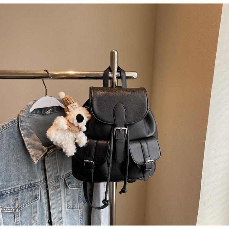 

Texture college style tote backpack 2026 spring new casual light luxury shoulder armpit bag without pendant