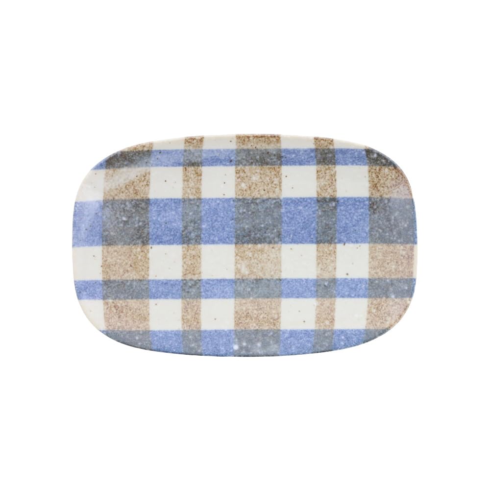 

EAST table Blanket Rounded Square 19cm Long x x Made in Microwave and Dishwasher Safe Plate, Sides, 19.2 12.5 2.0cm, Japan,