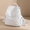 Women's Large Soft Leather Backpack - Casual Travel & College Bag