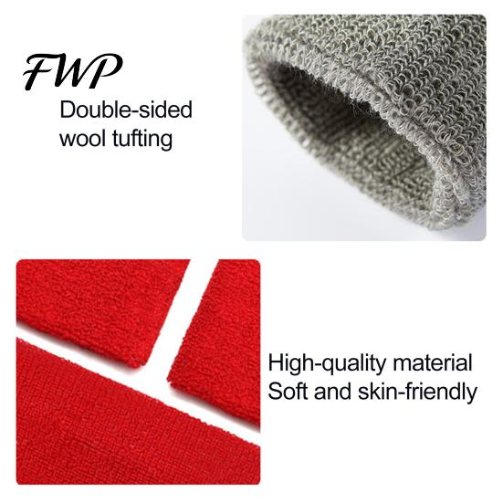Sensitive Skin Wristband Terry Cloth Wrist Sweatband Breathable Absorbent Sports Band Men Running Women Athletic Football Volleyball Basketball Tennis