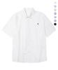 TRILLION City Boy Boat Embroidery Oxford Oversized Short Sleeve Shirt_7 Colors (Type A)