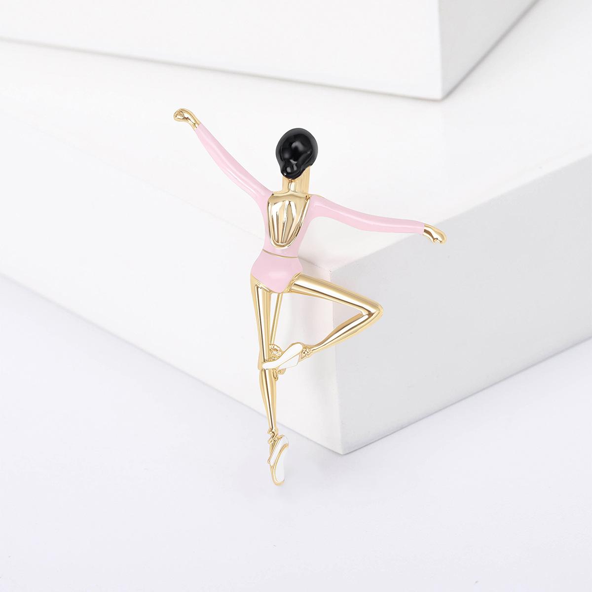 

Модная креативная эмалевая брошь для танцующей балерины Брошь для костюма Аксессуары для одежды