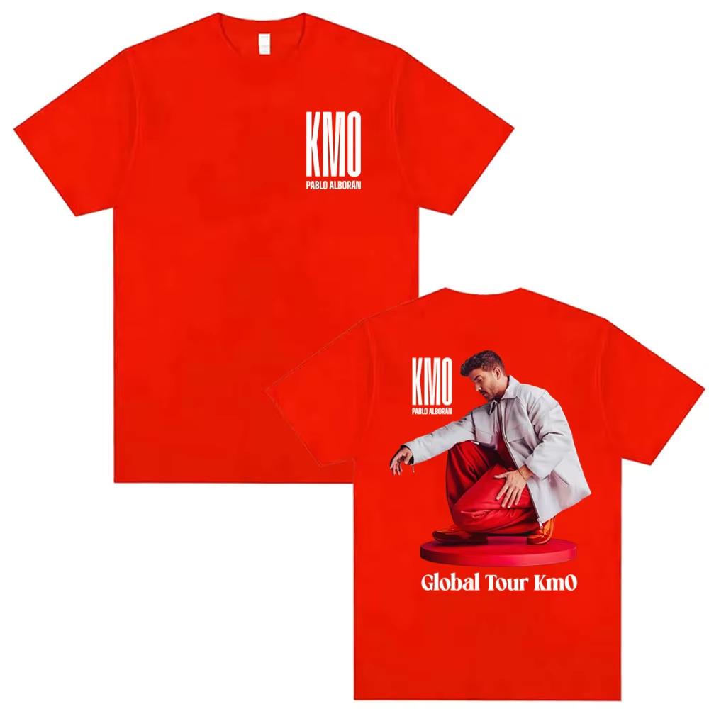 2026 Summer Pablo AlboráN Global Tour Kmo 2026 Merch T Shirts Men Women Fashion Vintage Hip Hop Tshirt For Men And Women