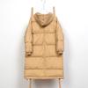 Womens Oversized Hooded Down Coat Long Puffer Jacket Knee-Length Warm Winter Outerwear