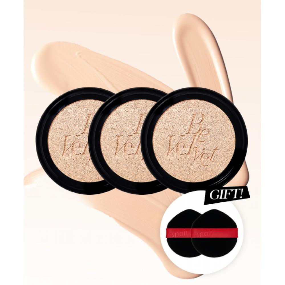 

Espoir [musinsa Exclusive] Non Velvet Cushion Refill Set Of 3 + 2 Non Velvet Puffs beige