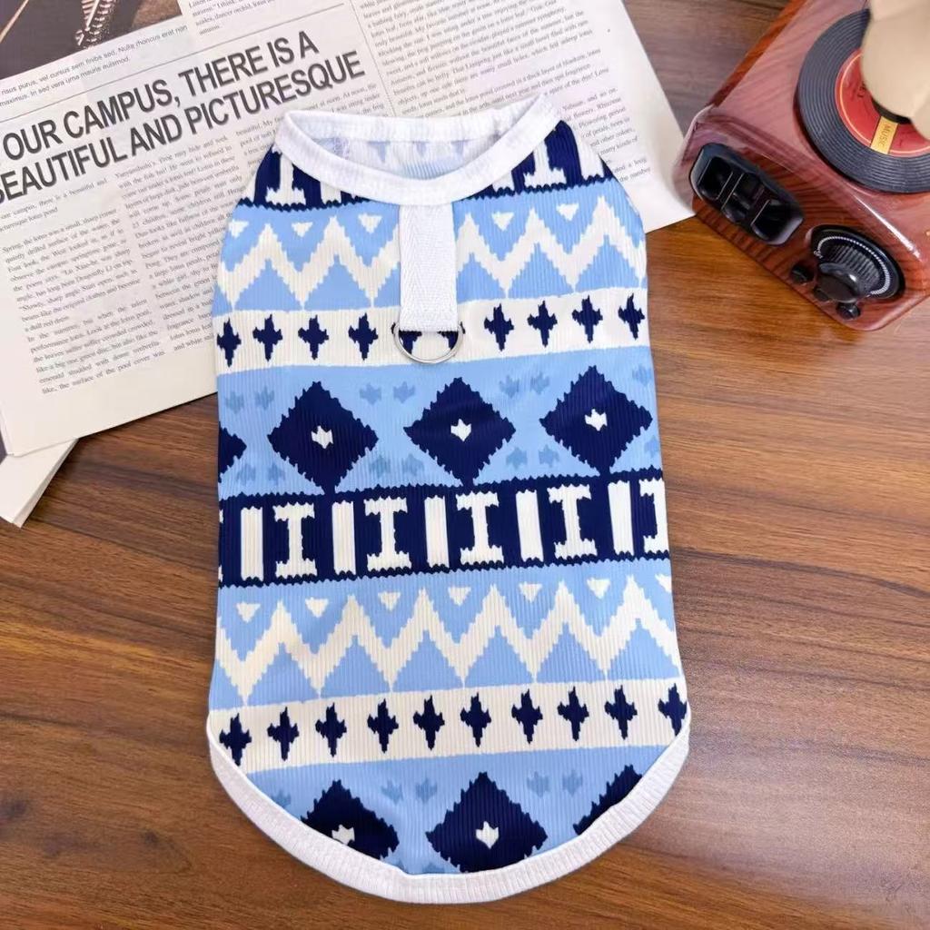 1Pcs Pet cat ice silk style clothing vest for dogs' clothing