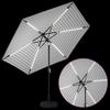 Garden Umbrella with LED Lights and Base 300 x 300 cm