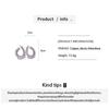 Silver Needle Luxury Zirconia Water Drop Geometric Stud Earrings - Elegant High-end Fashion Accessories