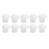 10pcs Dessert Cups with Lids High Temperature Resistant PP Plastic Party Serving Cup for Pudding Yog