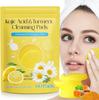 BLINE Kojic Acid and Turmeric Cleansing Pads for Dark Spots, Skin Brightening & Acne Prevention, with Vitamin B5, Vitamin C, Turmeric Infused Foami