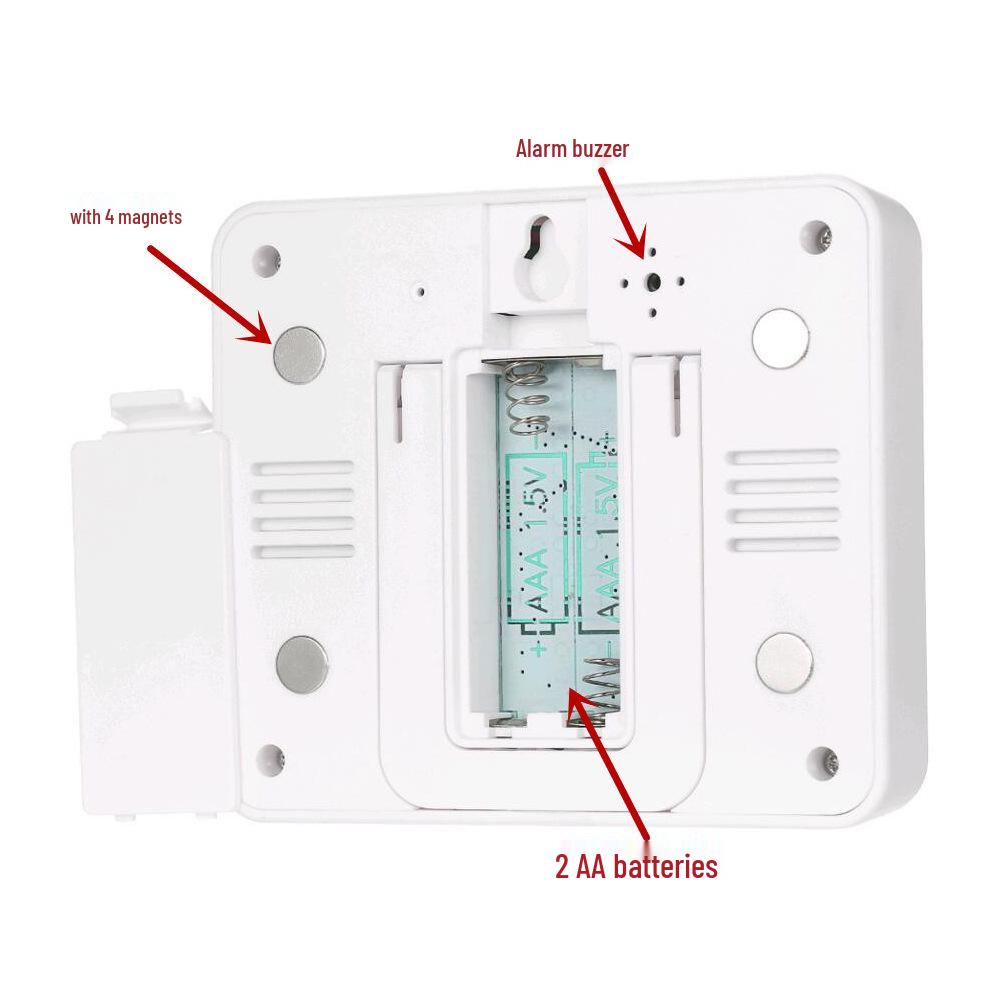 Wireless Indoor/Outdoor Thermometer – Dual Sensor, Electronic, for Home and Refrigerator