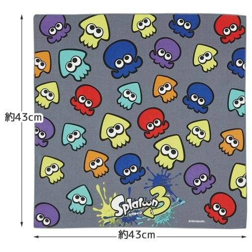 Skater Children's Lunch Box Lunch Cloth 43 x 43cm Kids Made in Japan Splatoon 3 Boys KB4